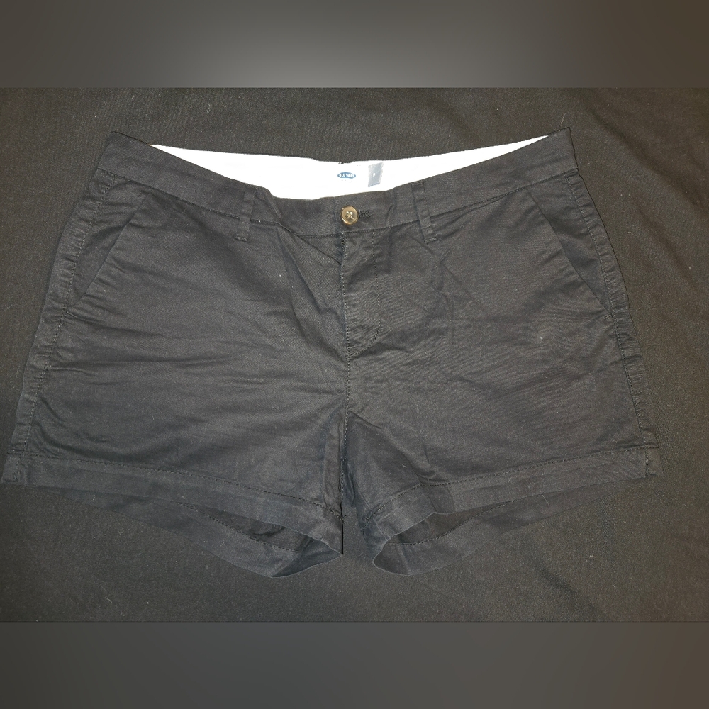 Old Navy Black Shorts Classic Cotton Blend